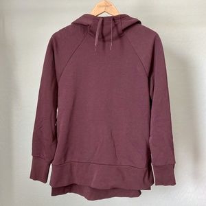 Nike Dry Training Hoodie Scoop Neck Burgundy M